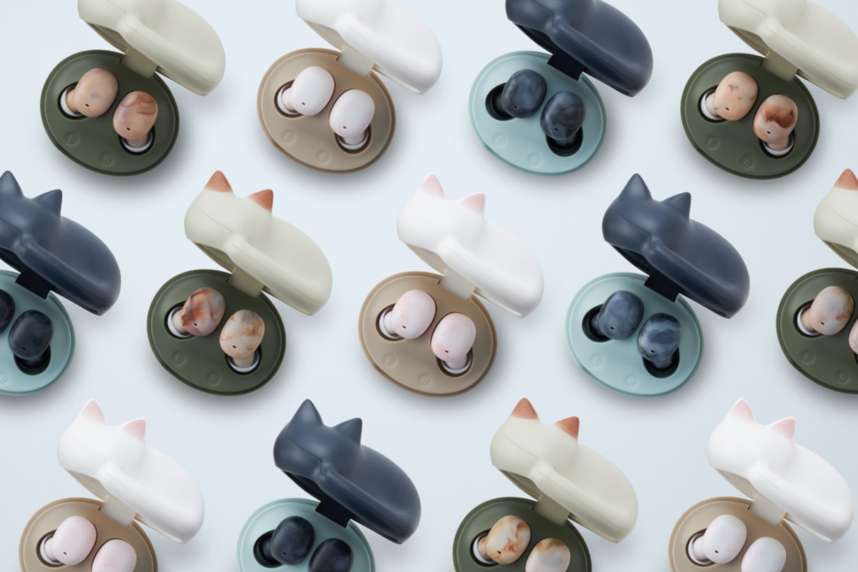 Earphone nirkabel kucing terbaru 1 Radius NEKO Earphone Nirkabel Sejati HP-C28BT