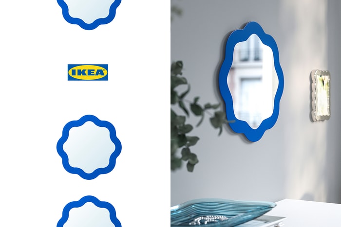 平價佈置好物+1:除了人氣凸面鏡,IKEA 還有這款適合房間的藍色小花鏡!