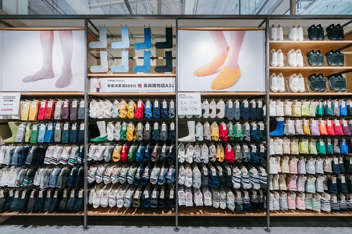 MUJI Socks store 2024 summer style