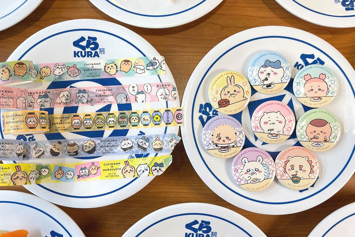 Chiikawa x kura sushi Taiwan