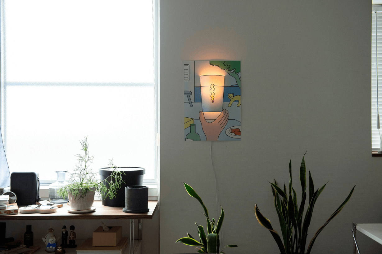 POSTER LIGHT Poster Lamp Lighting design Home Decor Sakaemark
