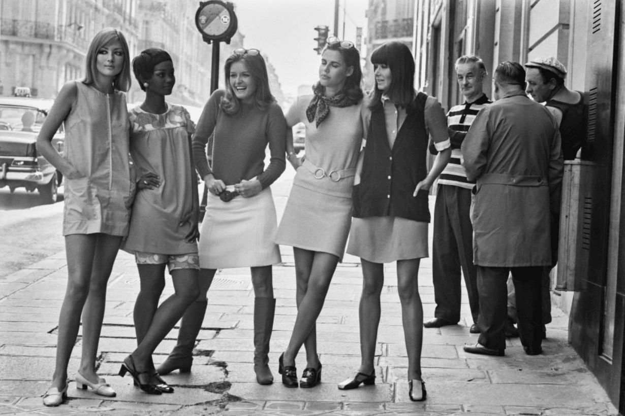 1960s fashion Vintage Retro Timeless Mini Skirt Mary Jane