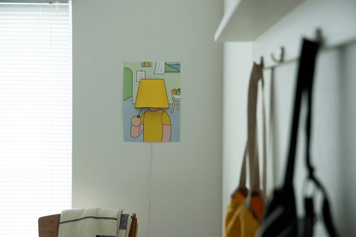 POSTER LIGHT Poster Lamp Lighting design Home Decor Sakaemark