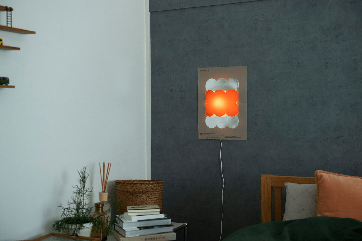 POSTER LIGHT Poster Lamp Lighting design Home Decor Sakaemark