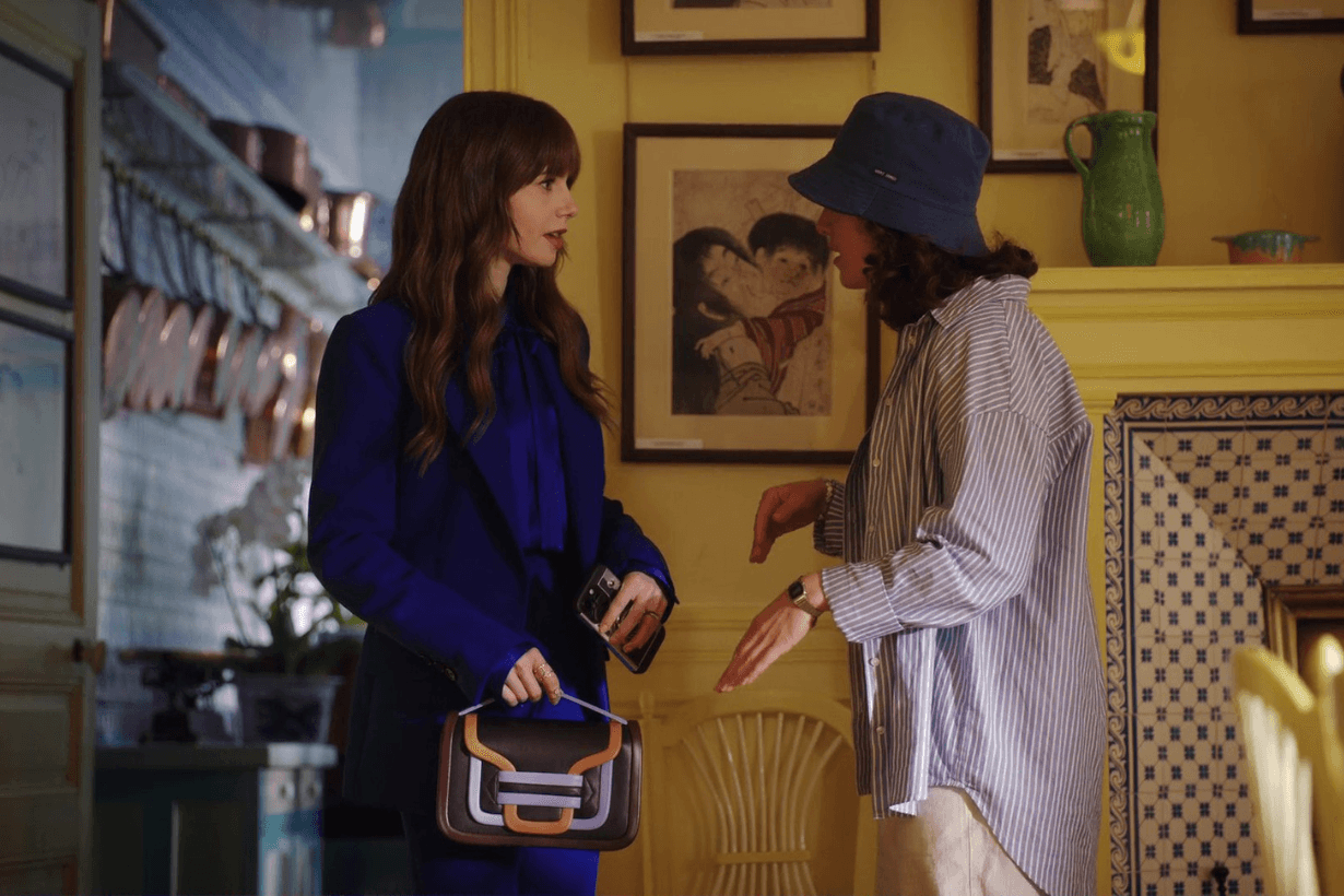 Emily in Paris 4 lily collins bag Emily Cooper’s Handbag style oufit