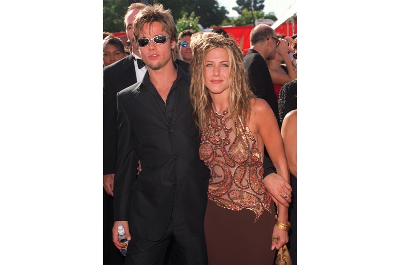 90s 2000s hollywood couple outfit street snap beckham brad jennifer kate johnny Elizabeth hugh uma ethan sarah matthew valentine's day