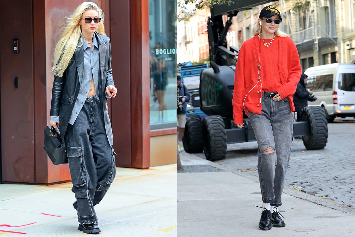 向 Gigi Hadid 偷師:藍色牛仔褲太普通了,要百搭的話,這 3 款顏色更值得入手!