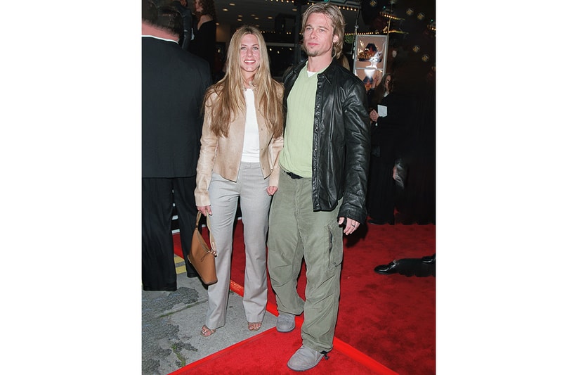 90s 2000s hollywood couple outfit street snap beckham brad jennifer kate johnny Elizabeth hugh uma ethan sarah matthew valentine's day
