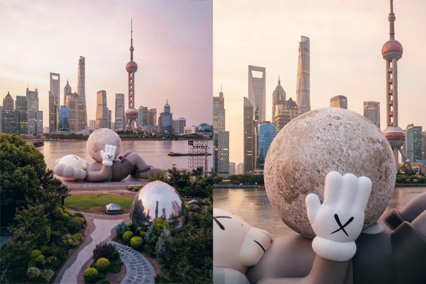 kaws holiday Companion shanghai north bund moon festival