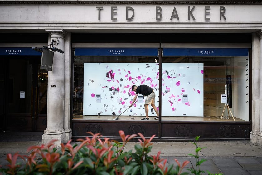 ted baker bankruptcy close all stores uk