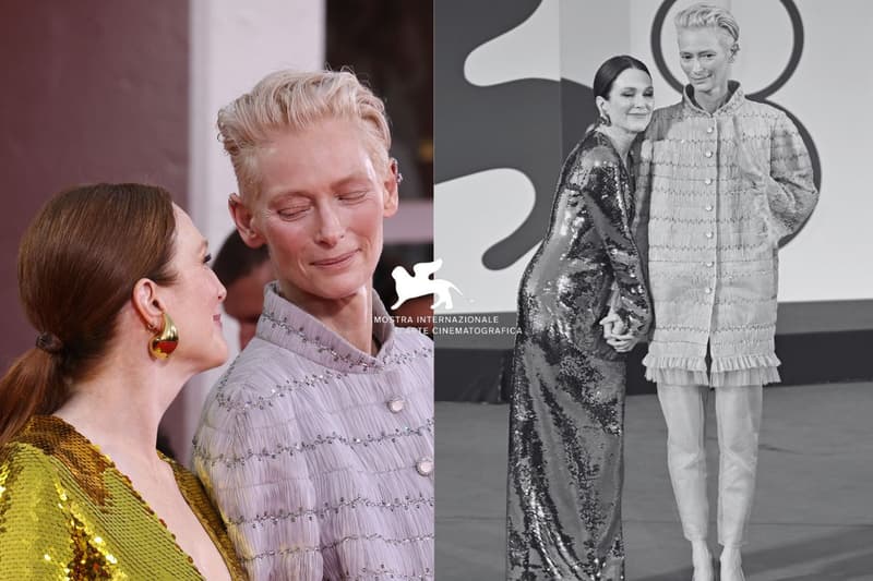 venice-2024-film-festival-red-carpet-Julianne Moore-Tilda Swinton-The-Girl-Next-Door