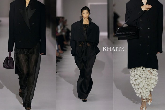 NYFW:極簡手袋、透視薄紗褲...不用浮誇 Logo,無法抗拒 Khaite 式的女人味!