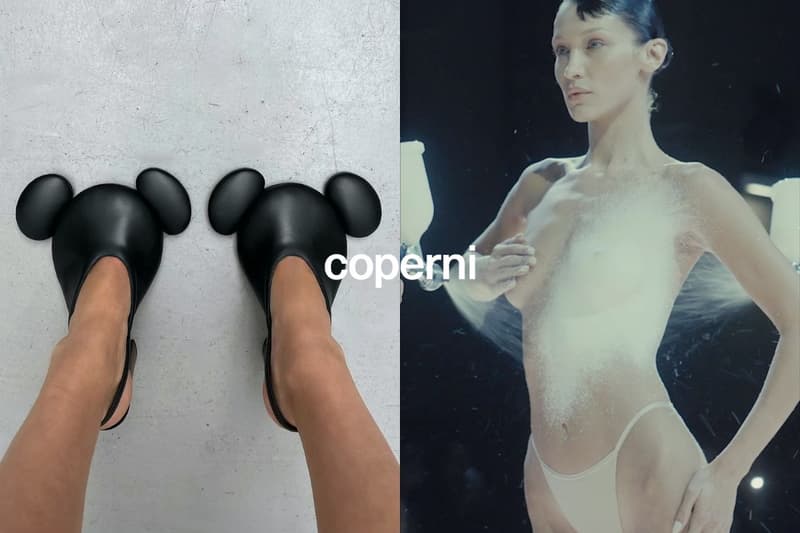 PFW:才宣佈選址於巴黎迪士尼,Coperni 先偷偷曝光 Mickey Mouse 聯名鞋款!