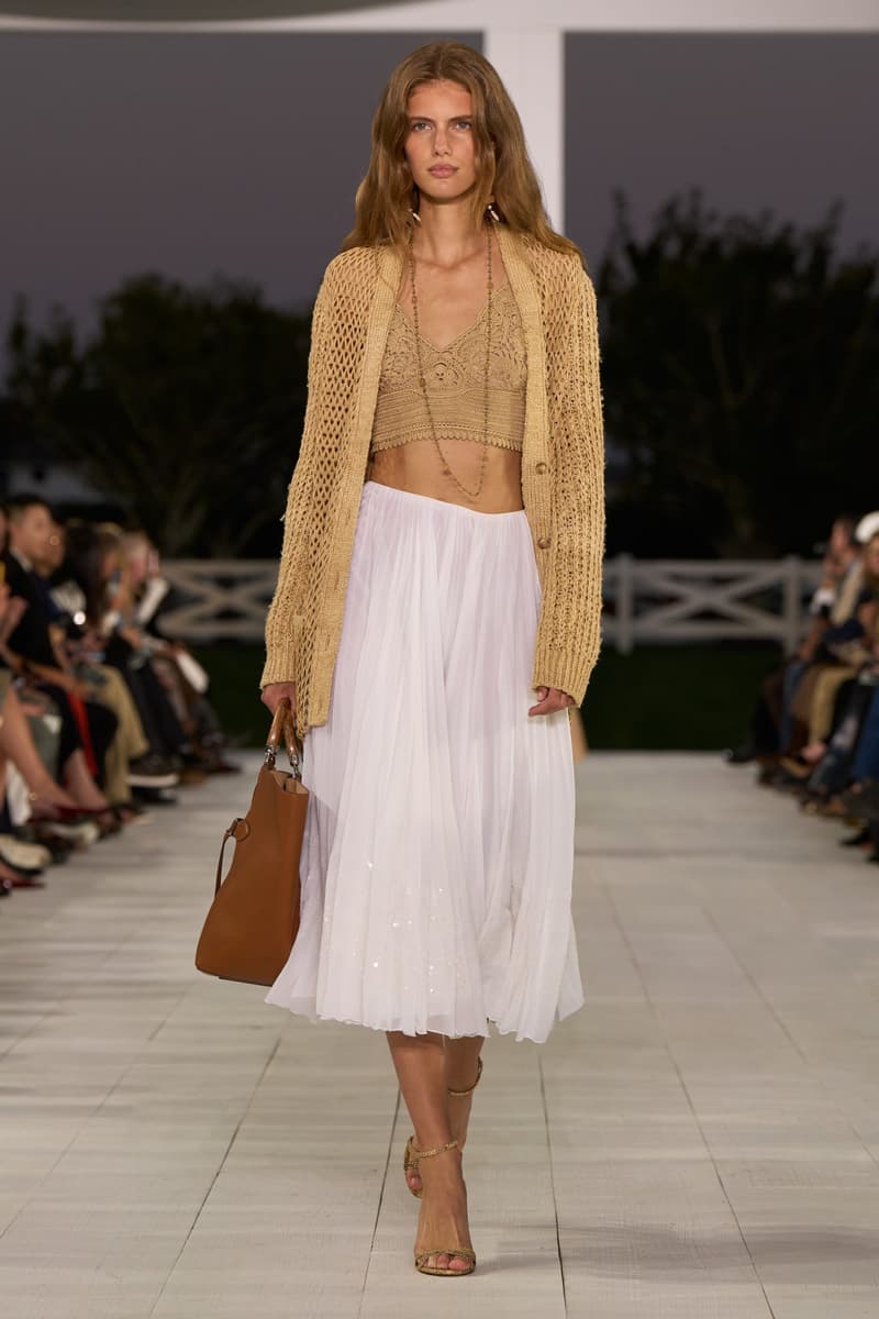 Ralph Lauren 2025 spring runway show new york fashion week
