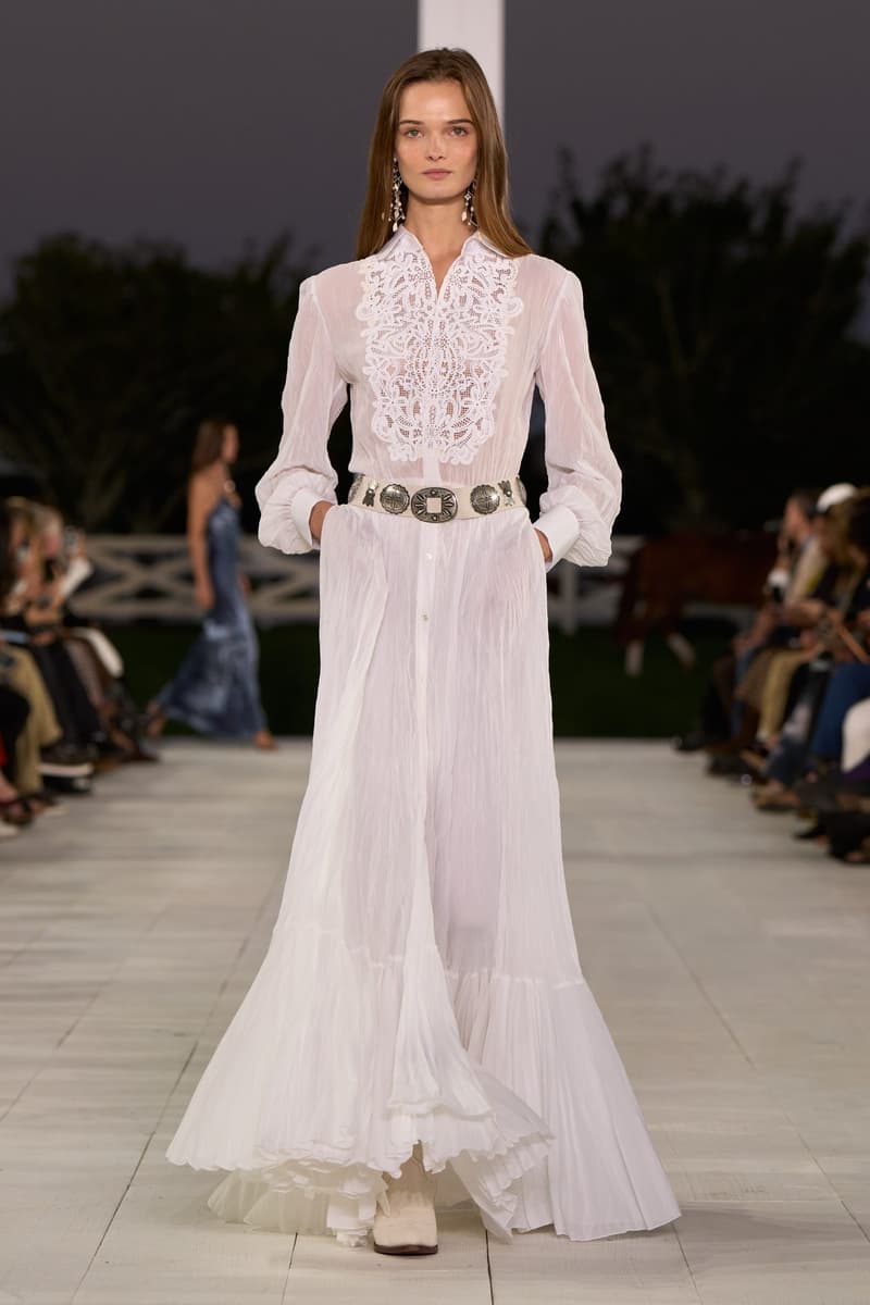 Ralph Lauren 2025 spring runway show new york fashion week
