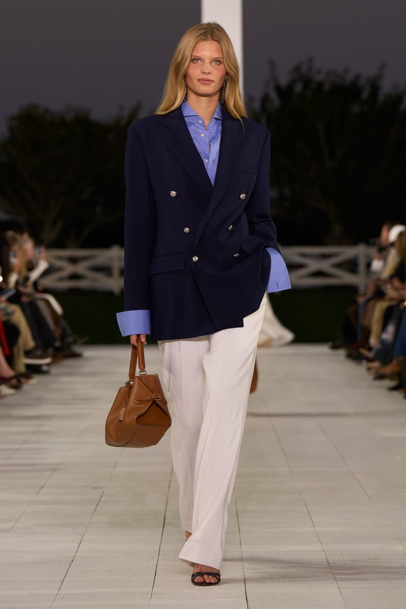 Ralph Lauren 2025 spring runway show new york fashion week