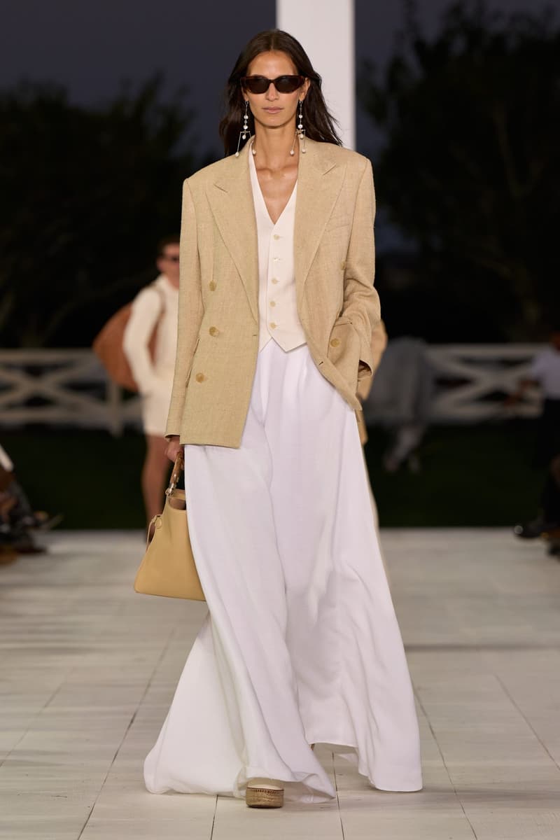Ralph Lauren 2025 spring runway show new york fashion week