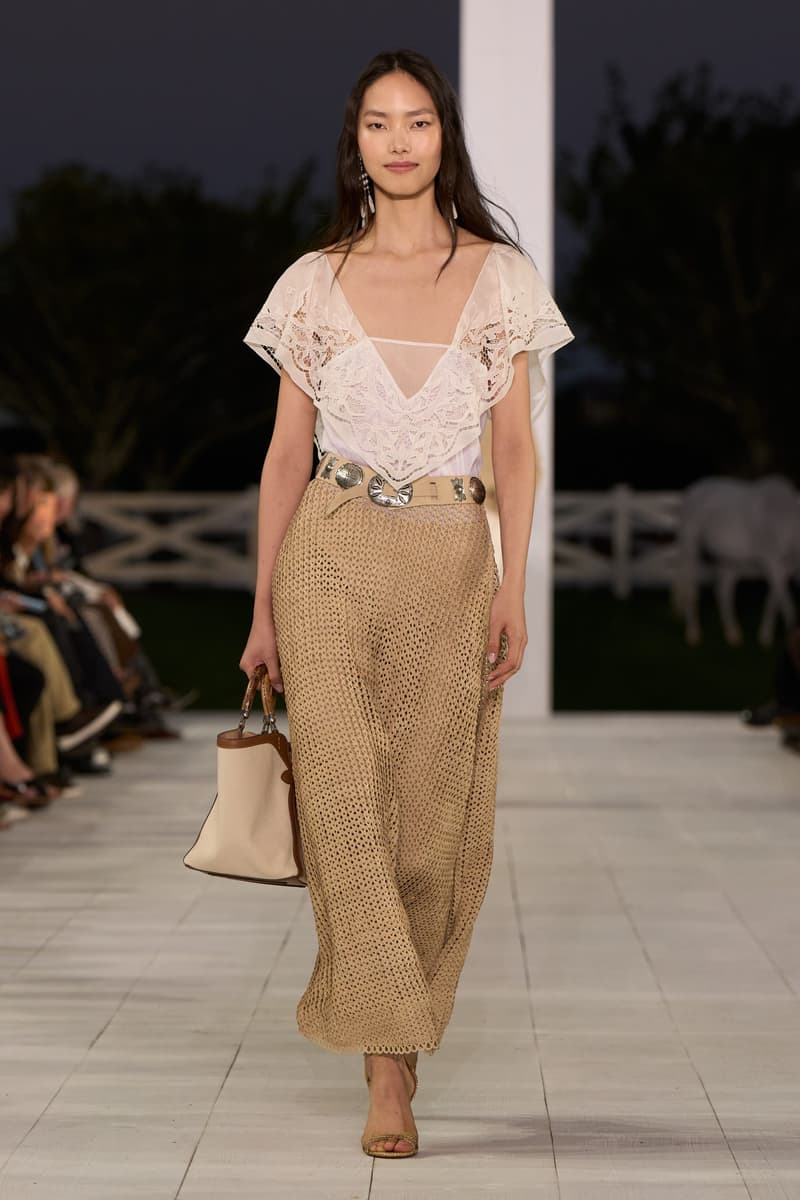 Ralph Lauren 2025 spring runway show new york fashion week