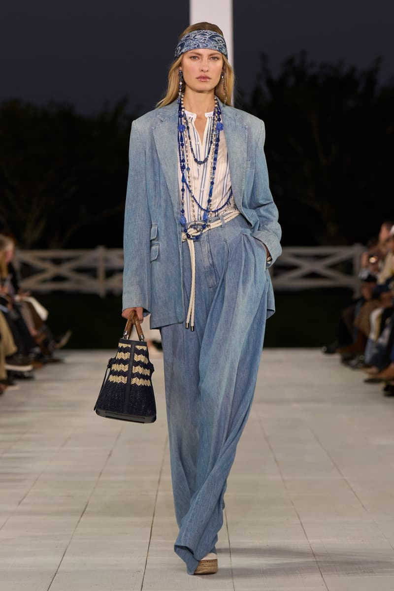 Ralph Lauren 2025 spring runway show new york fashion week