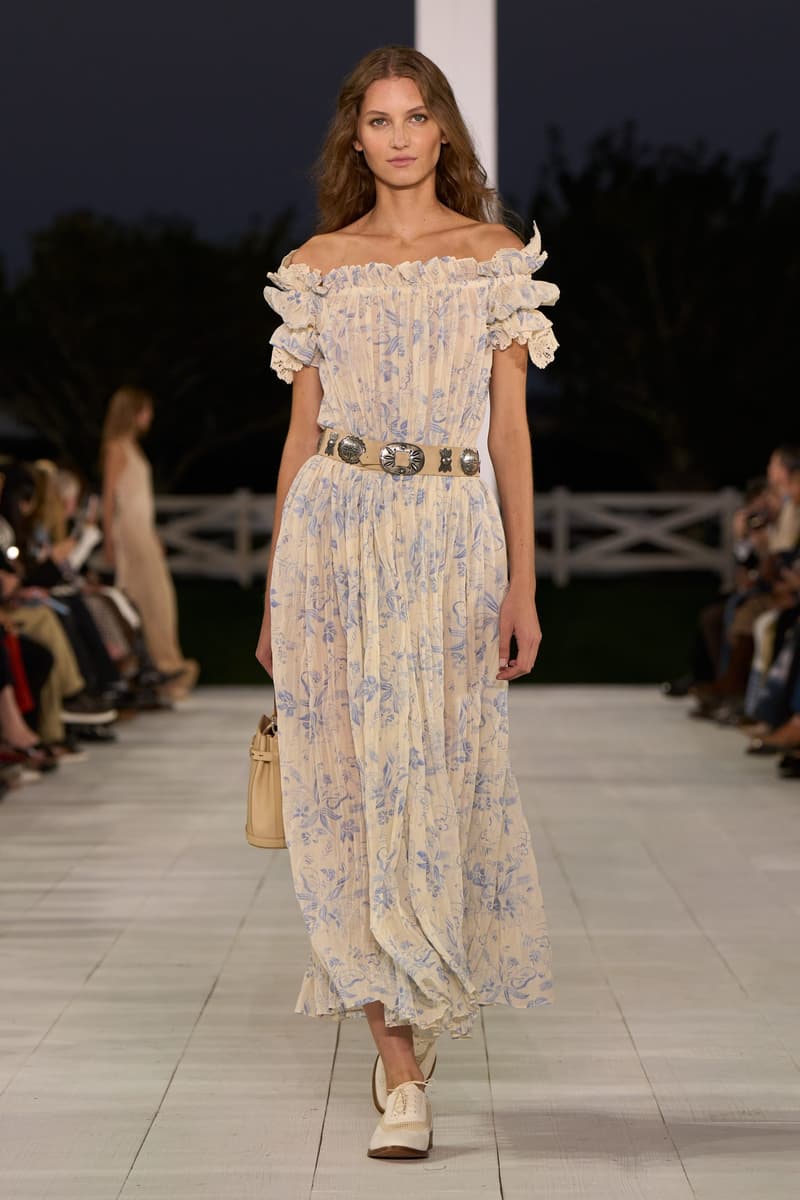 Ralph Lauren 2025 spring runway show new york fashion week