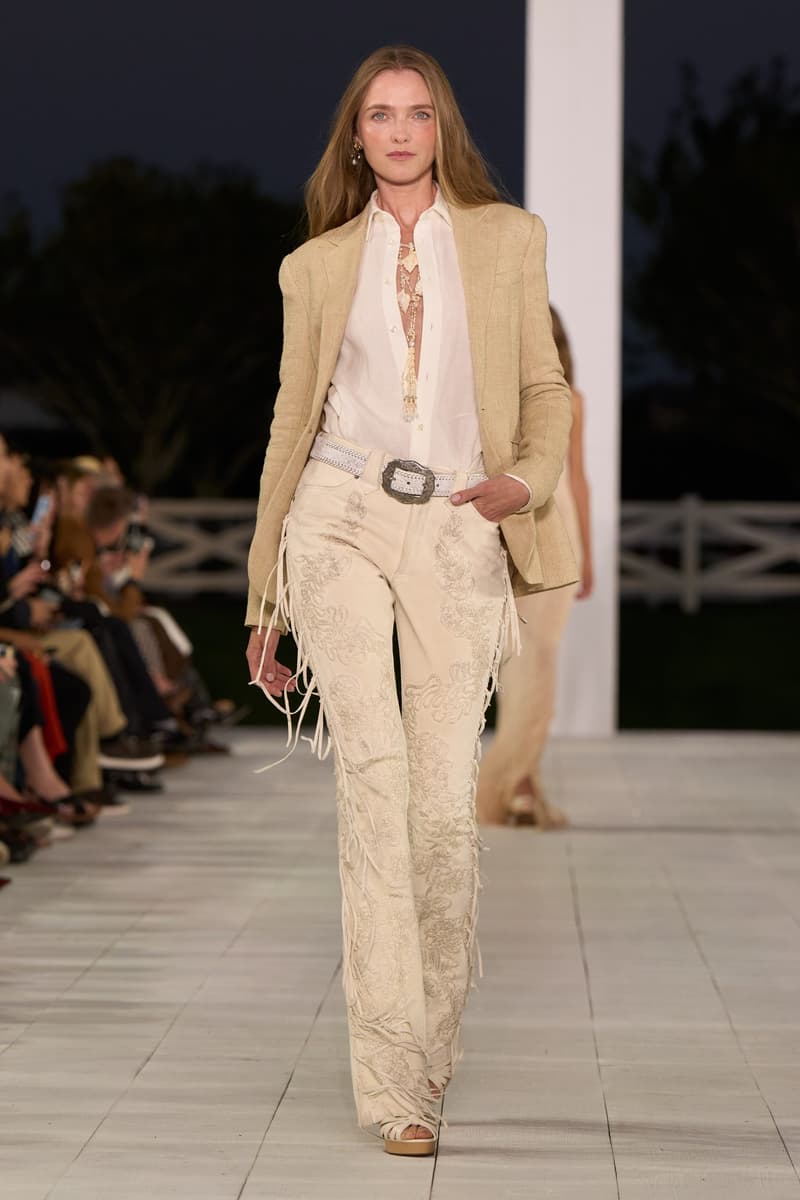 Ralph Lauren 2025 spring runway show new york fashion week