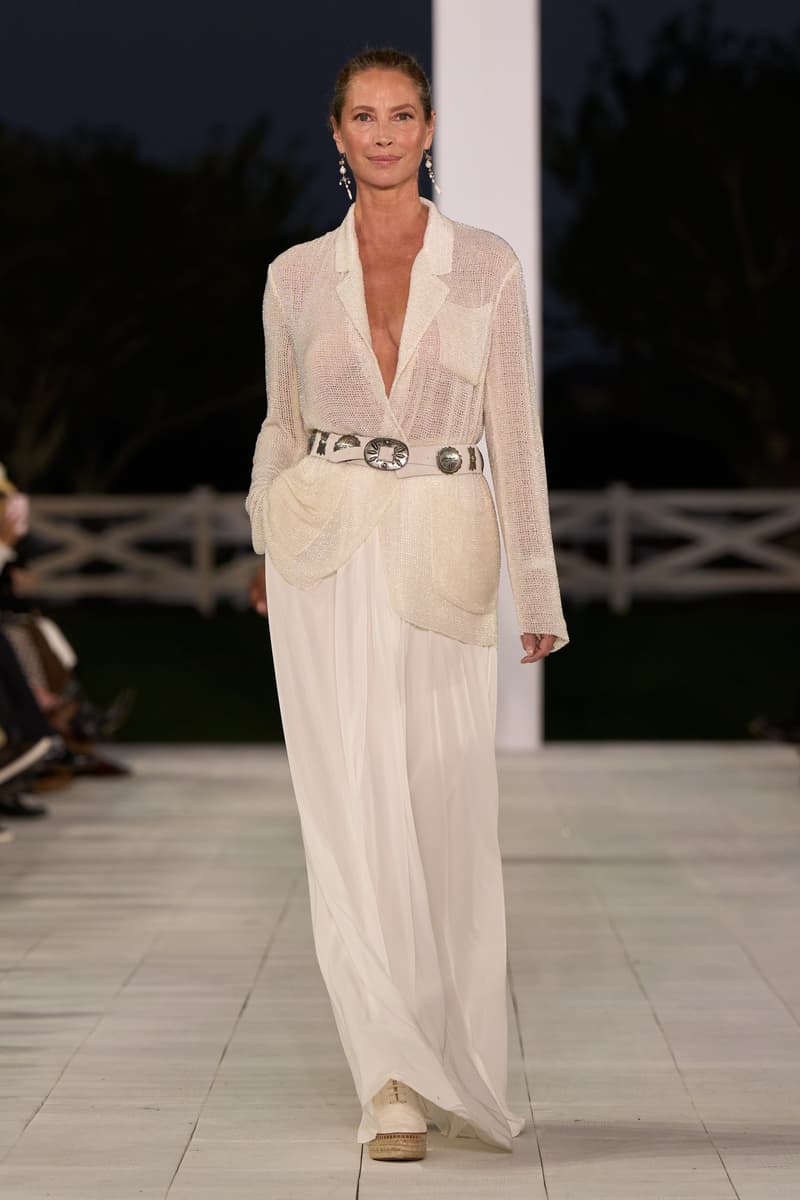 Ralph Lauren 2025 spring runway show new york fashion week