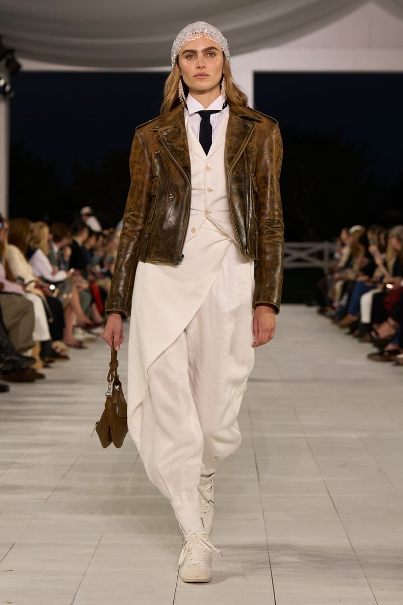 Ralph Lauren 2025 spring runway show new york fashion week