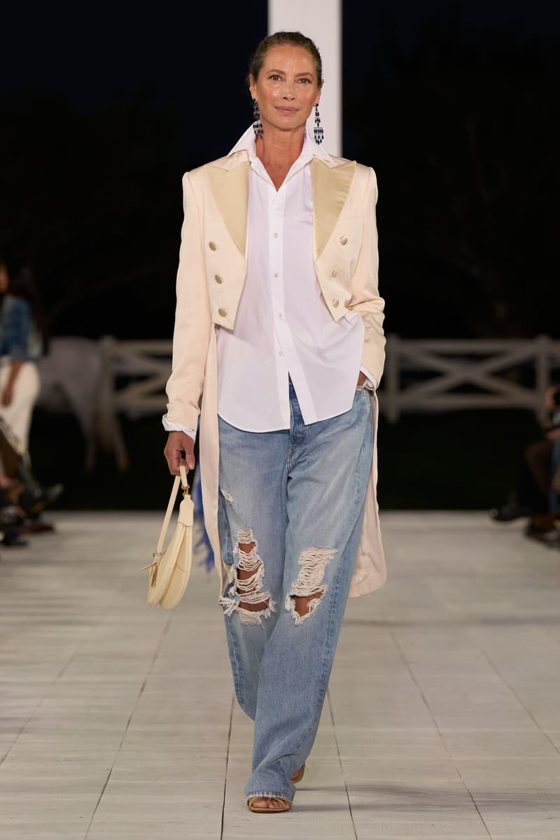 Ralph Lauren 2025 spring runway show new york fashion week