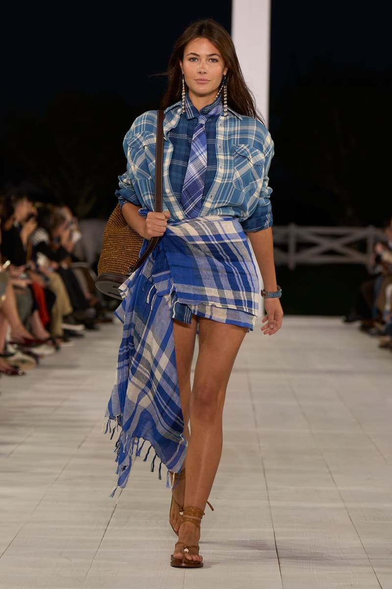Ralph Lauren 2025 spring runway show new york fashion week
