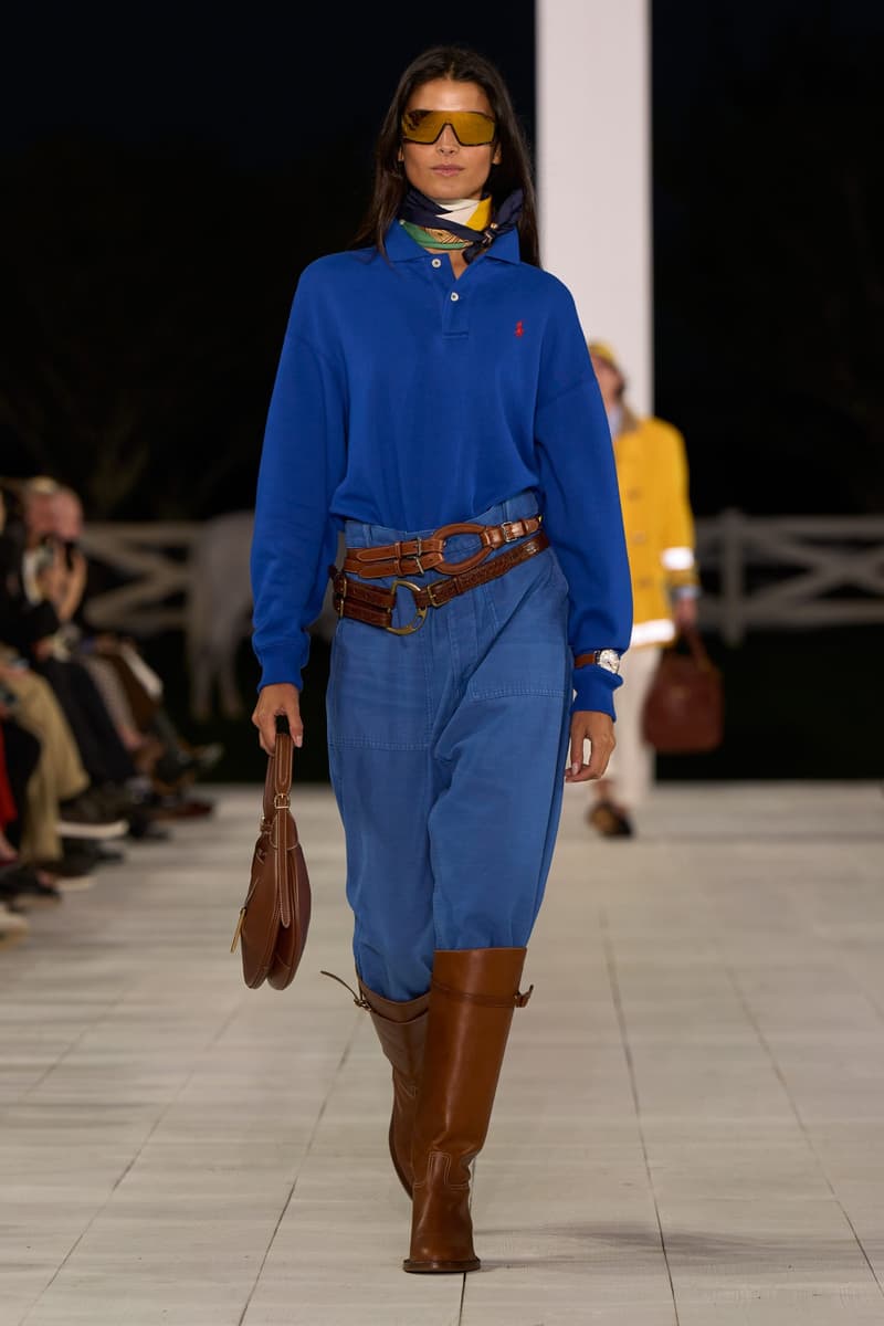 Ralph Lauren 2025 spring runway show new york fashion week