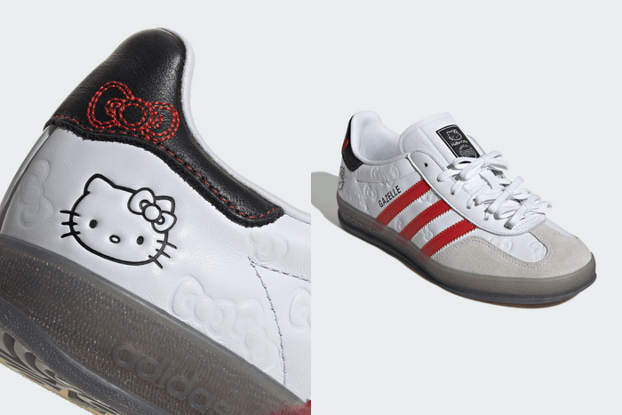 擁有簡約又可愛的 Gazelle:Adidas X Hello Kitty 聯名款,發售日就是今天!