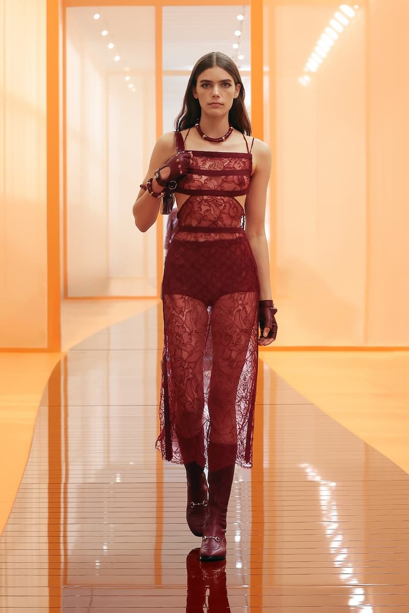 gucci 2025 spring summer Sabato De Sarno fashion show runway milan details looks