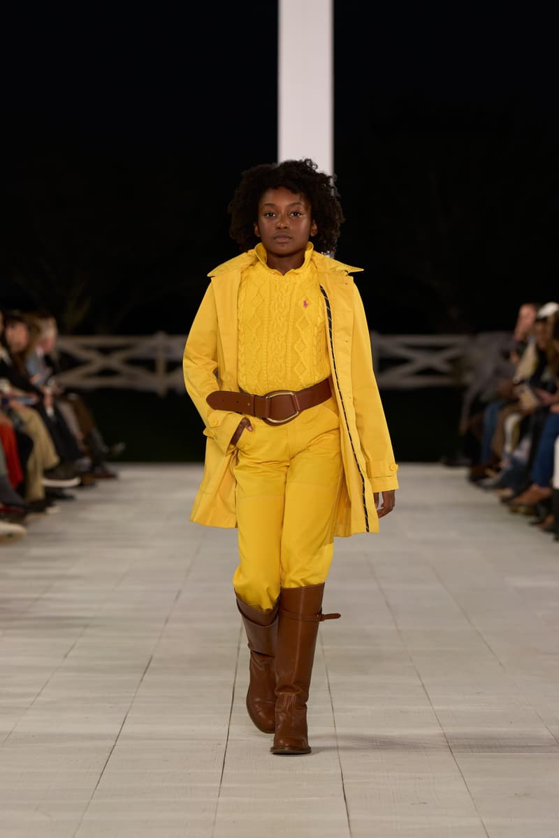 Ralph Lauren 2025 spring runway show new york fashion week