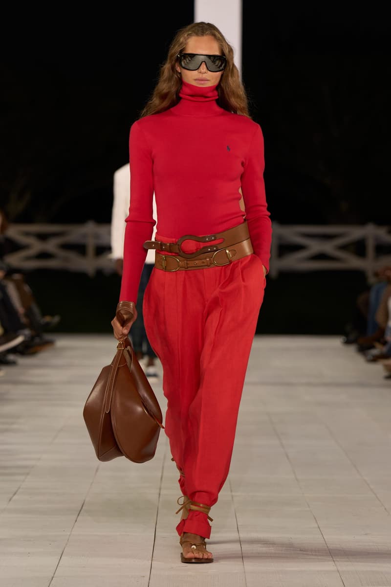 Ralph Lauren 2025 spring runway show new york fashion week