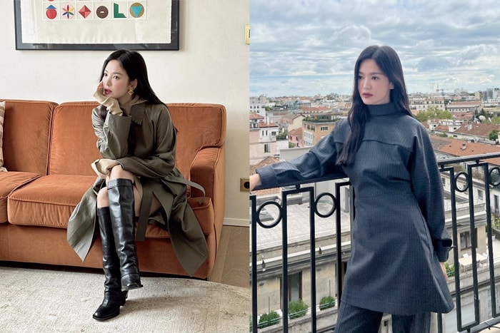 宋慧喬的美不挑風格:從私服 T-Shirt 到秀後連帽洋裝,整理 3 套 Fendi Looks!