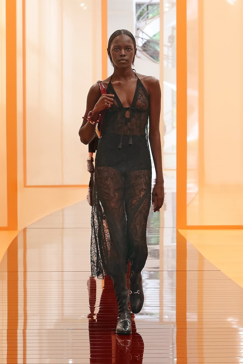 gucci 2025 spring summer Sabato De Sarno fashion show runway milan details looks