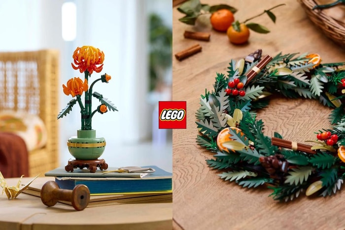 花系列 LEGO 又有新設計:不只優雅菊花、聖誕紅,還有適合節日裝飾的花圈!