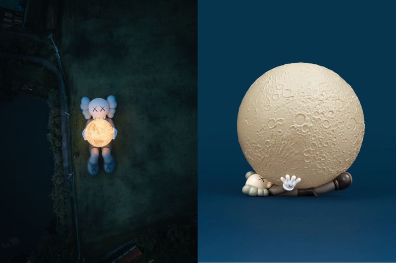 KAWS:HOLIDAY Big Moon AllRightsReserved night light