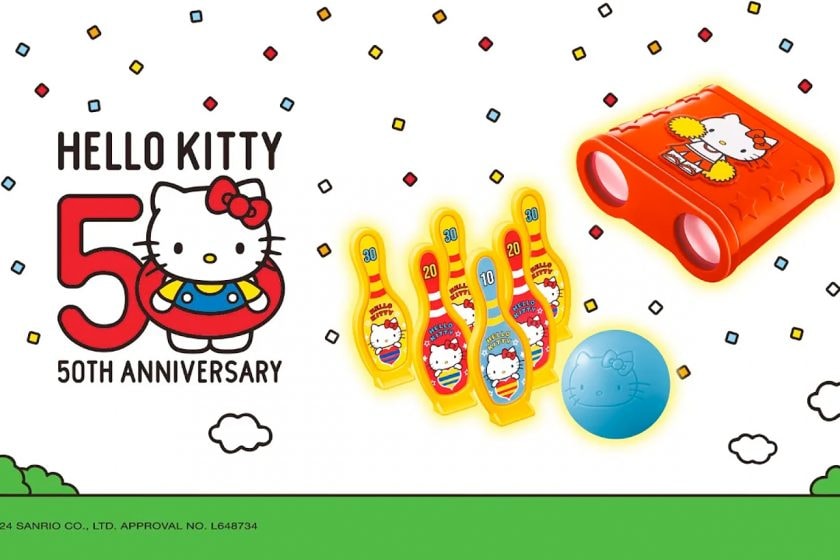 Cermin Mini Makanan Anak-anak McDonald's Jepang x Hello Kitty, Kotak Penyimpanan... dan banyak mainan edisi terbatas! 1 Rilisan mainan terbatas Hello Kitty McDonald's untuk memperingati hari jadinya yang ke-50