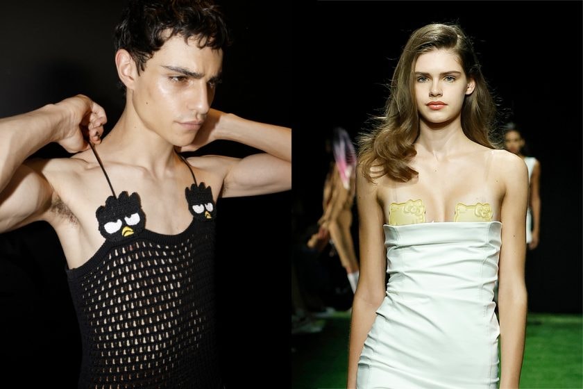 milan fashion week highlight items gcds avavav hello kitty adidas prada sex city bottega veneta moschino
