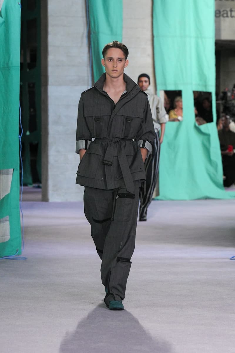 burberry 2025 summer runway detail looks london fashion week