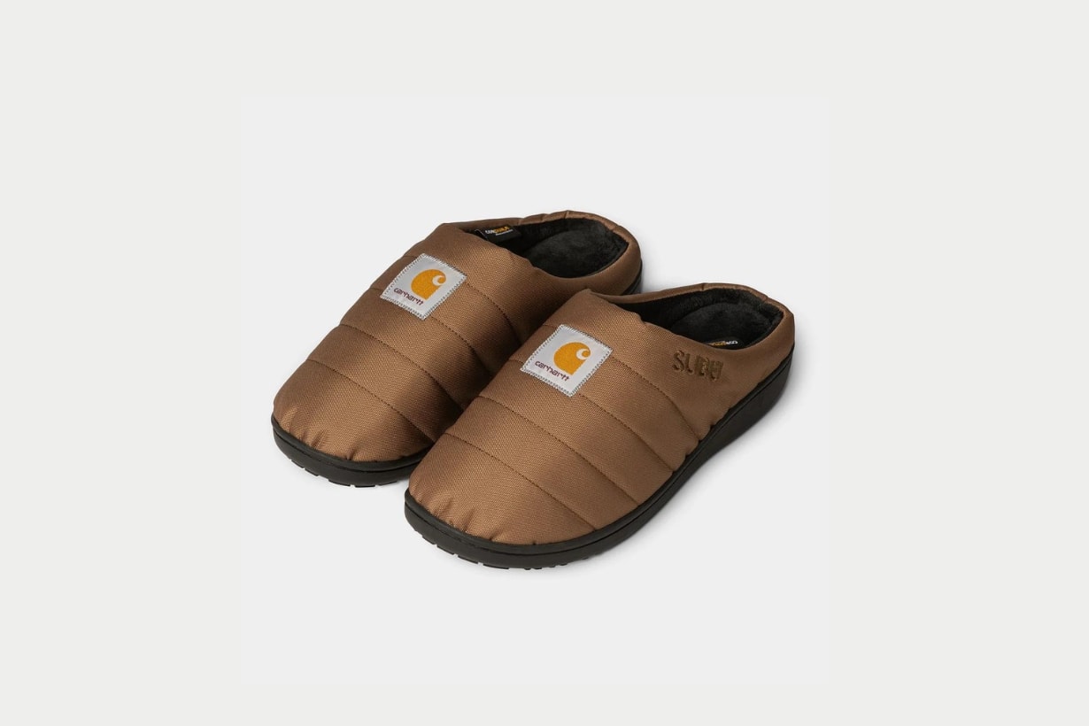 Carhartt x SUBU Cordura Slippers Hamilton Brown Collaboration
