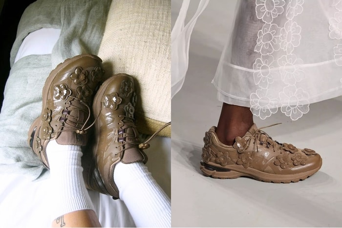 Jennie 也喜歡的合作系列!Cecile Bahnsen 和 Asics 再次推出聯乘鞋款,杏色款非常百搭