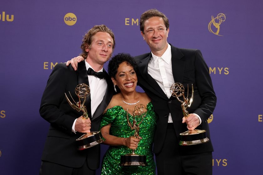 emmys 2024 meme highlight fun moment selena bear meryl elizabeth jennifer