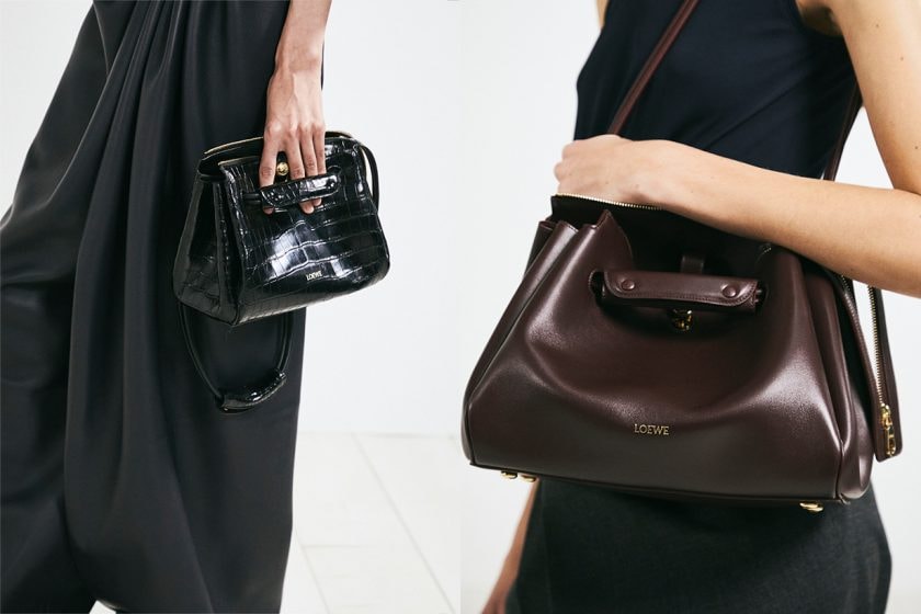 loewe pfw 2025 spring summer handbag highlight puzzle Flamenco