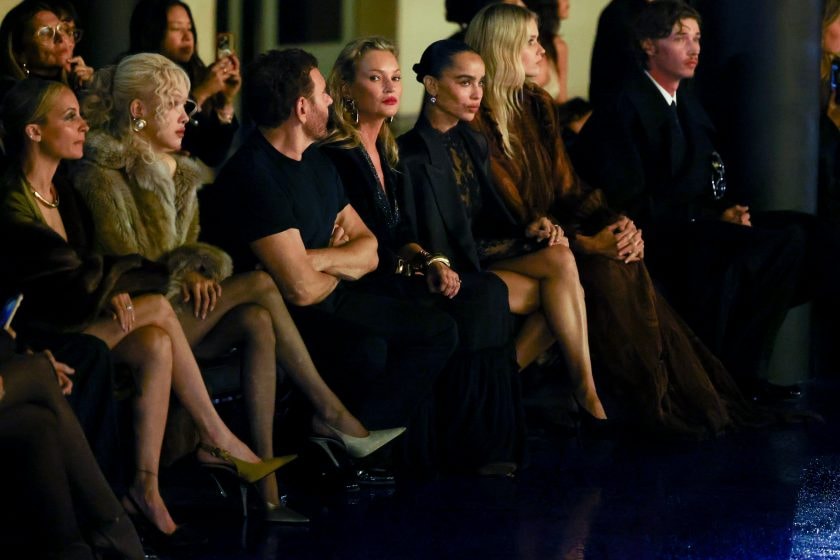 Rosé saint laurent drinking game how to after party pfw
