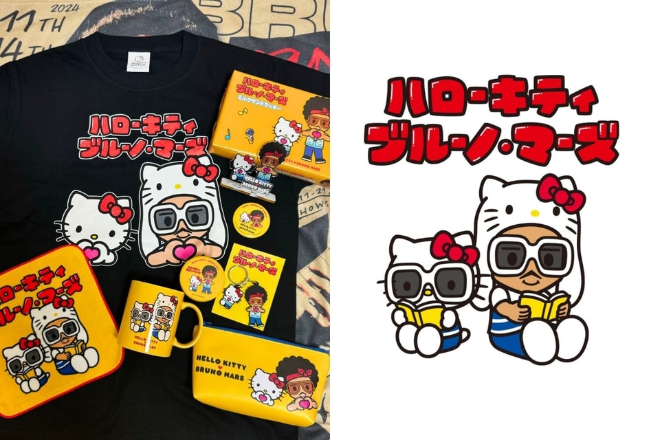 Pasangan yang tak terduga bagus: Hello Kitty dan Bruno Mars meluncurkan seri gabungan
