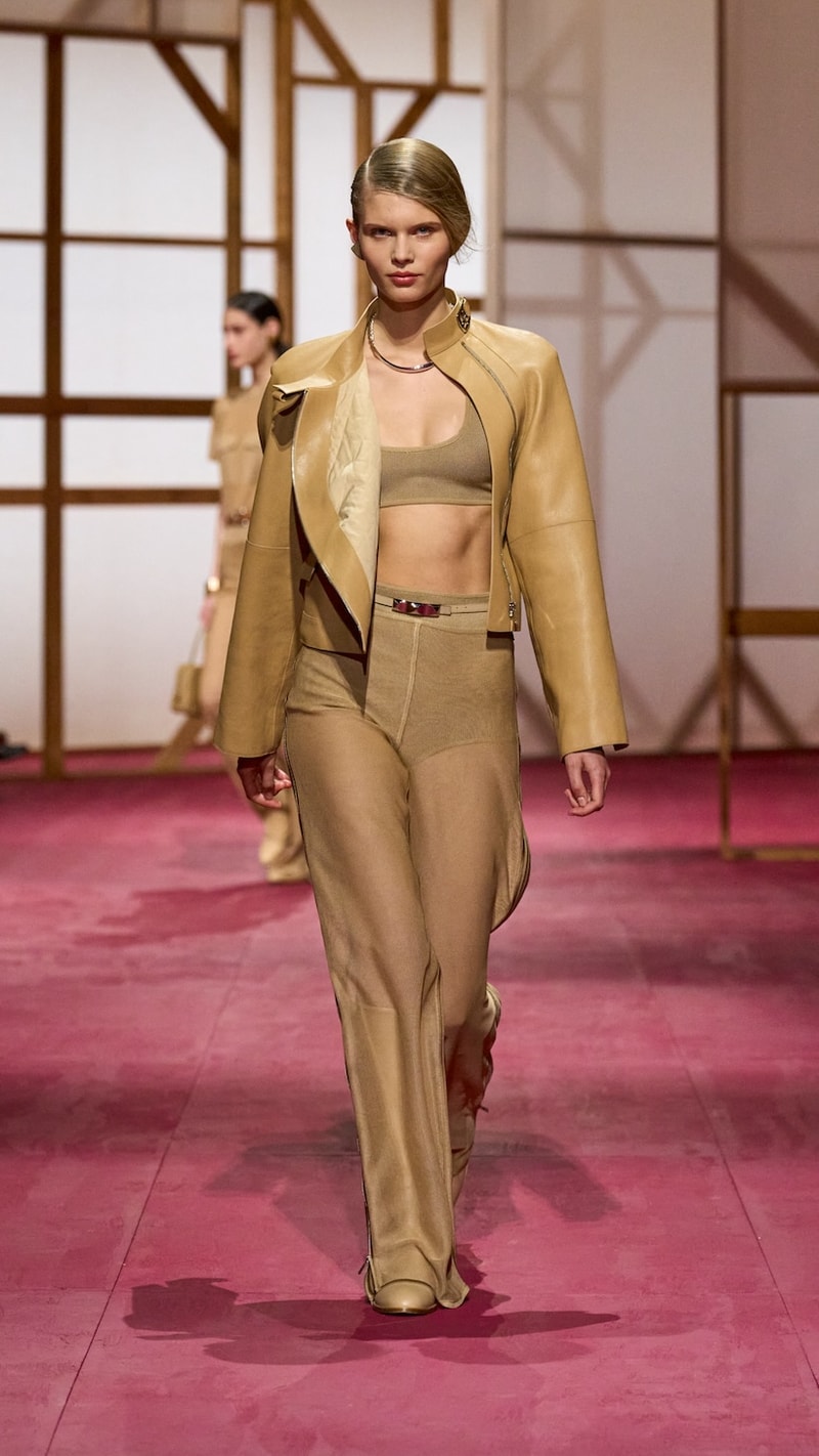hermes pfw 2025 spring summer looks detail birkin inspiration