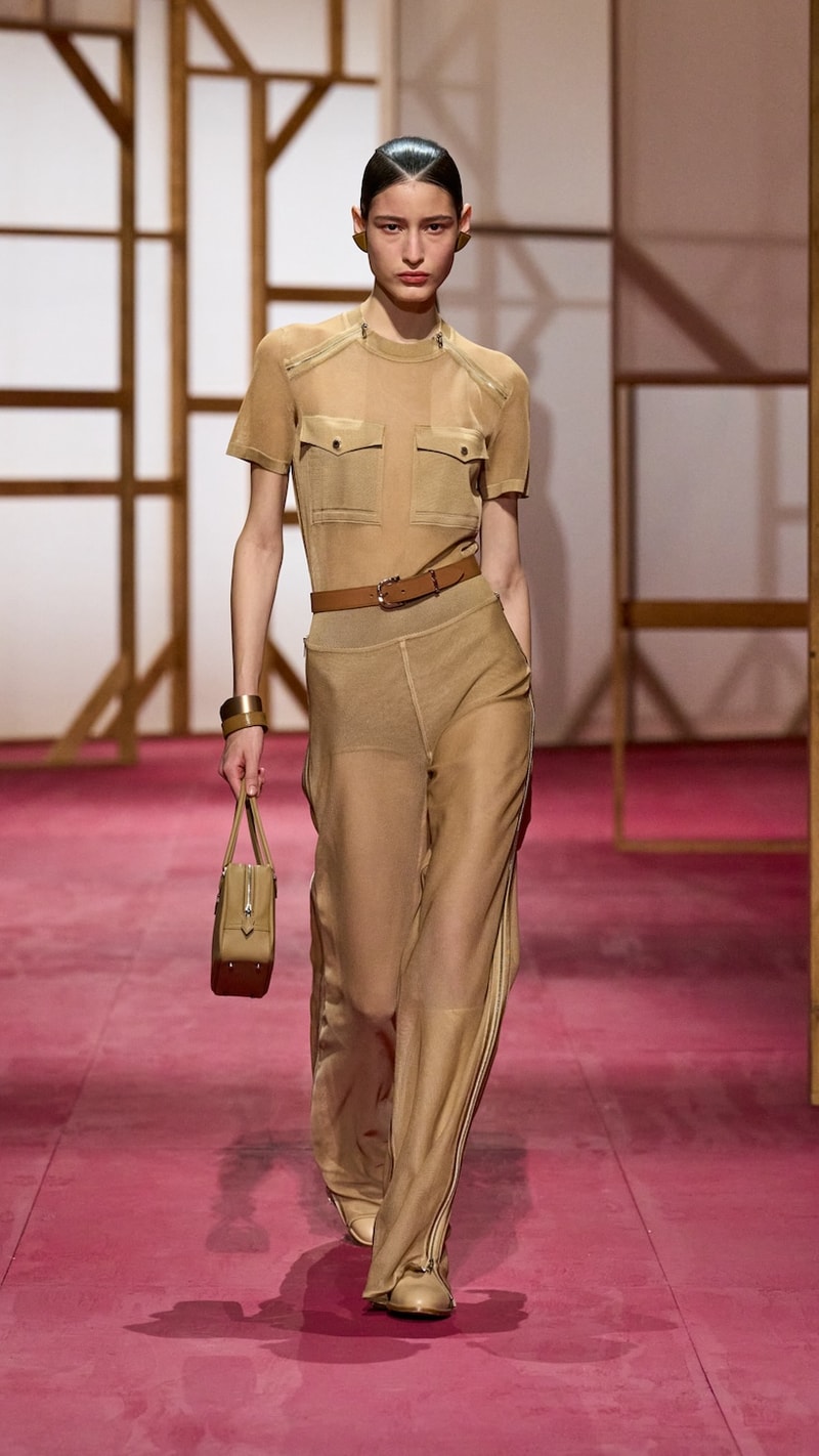 hermes pfw 2025 spring summer looks detail birkin inspiration