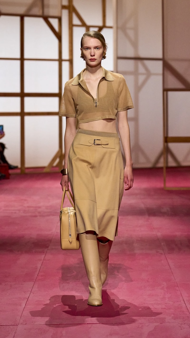 hermes pfw 2025 spring summer looks detail birkin inspiration